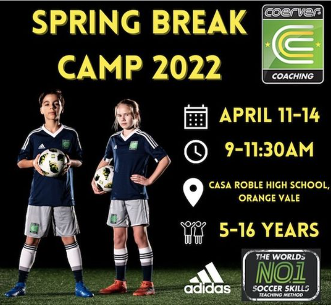 Coerver spring break camp Del Dayo Soccer Club